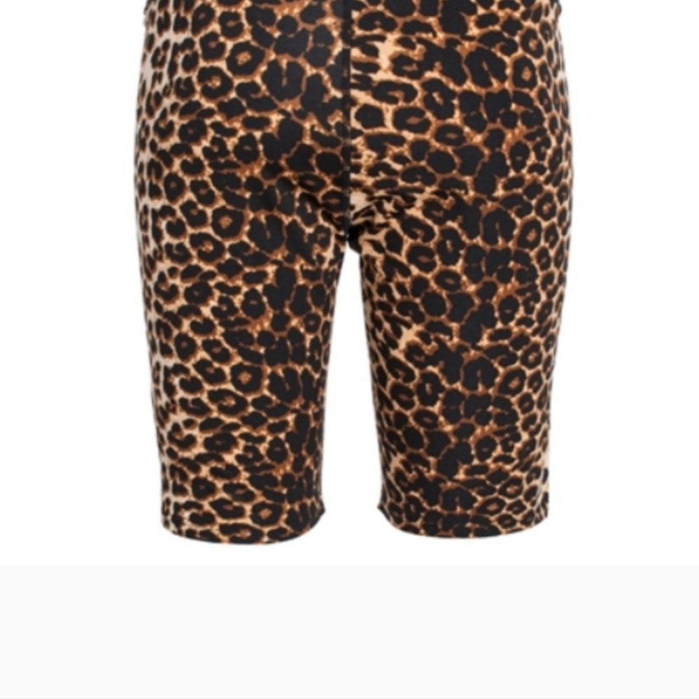 Sexy Leopard workout bike shorts - Picture 4 of 5